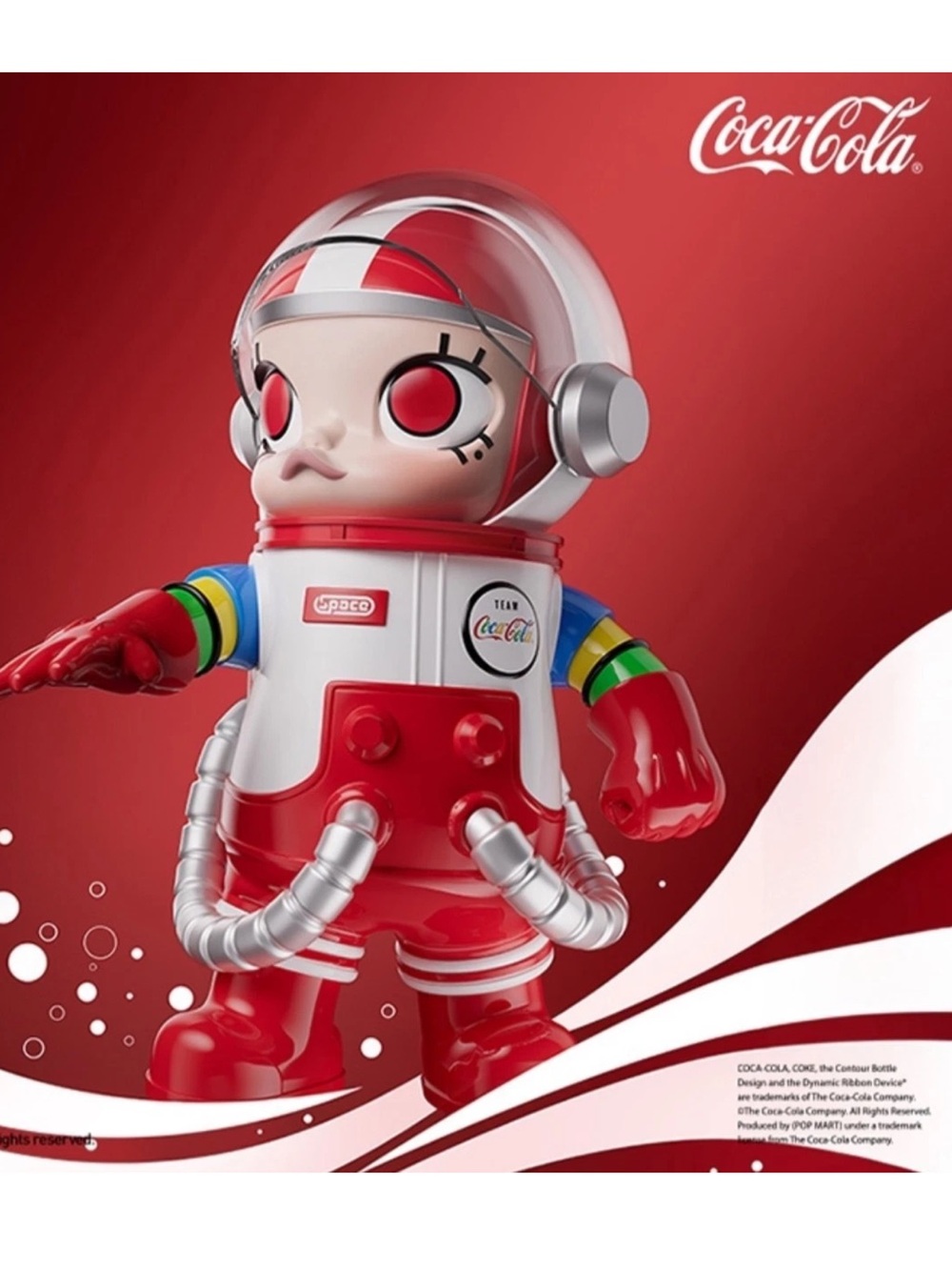 Limited Coca Cola Mega Space Molly 400% sealed box. – Red, White & Multicolor. - Picture 4 of 4